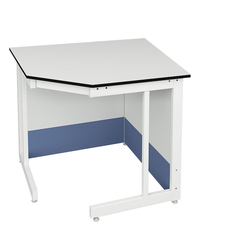Стол угловой к высокому лабораторному столу ЛАБ-PRO СУ 90/65.90/65.90 TR